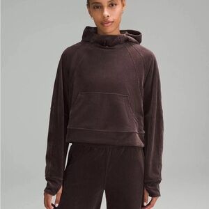 Lululemon Women’s Scuba Pull over Hoodie Velvet Cord
